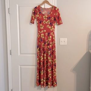 Like New LulaRoe Ankle Length Casual Maxi Dress XS